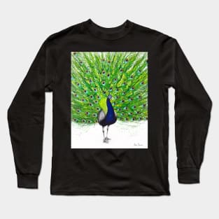 Peaceful Peacock Long Sleeve T-Shirt